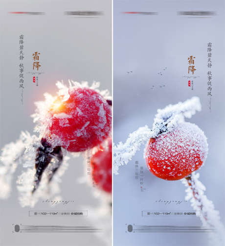 地产霜降节气海报_源文件下载_PSD格式_1080X2367像素-海报,房地产,二十四节气,霜降,霜花-作品编号:2021101316021708-源文件库-ywjfx.cn