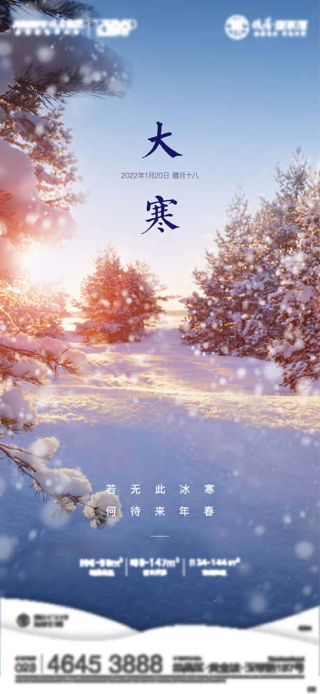 节气刷屏_源文件下载_AI格式_1277X2765像素-海报,房地产,大寒,二十四节气,冬季,雪景-作品编号:2022012010495786-源文件库-ywjfx.cn