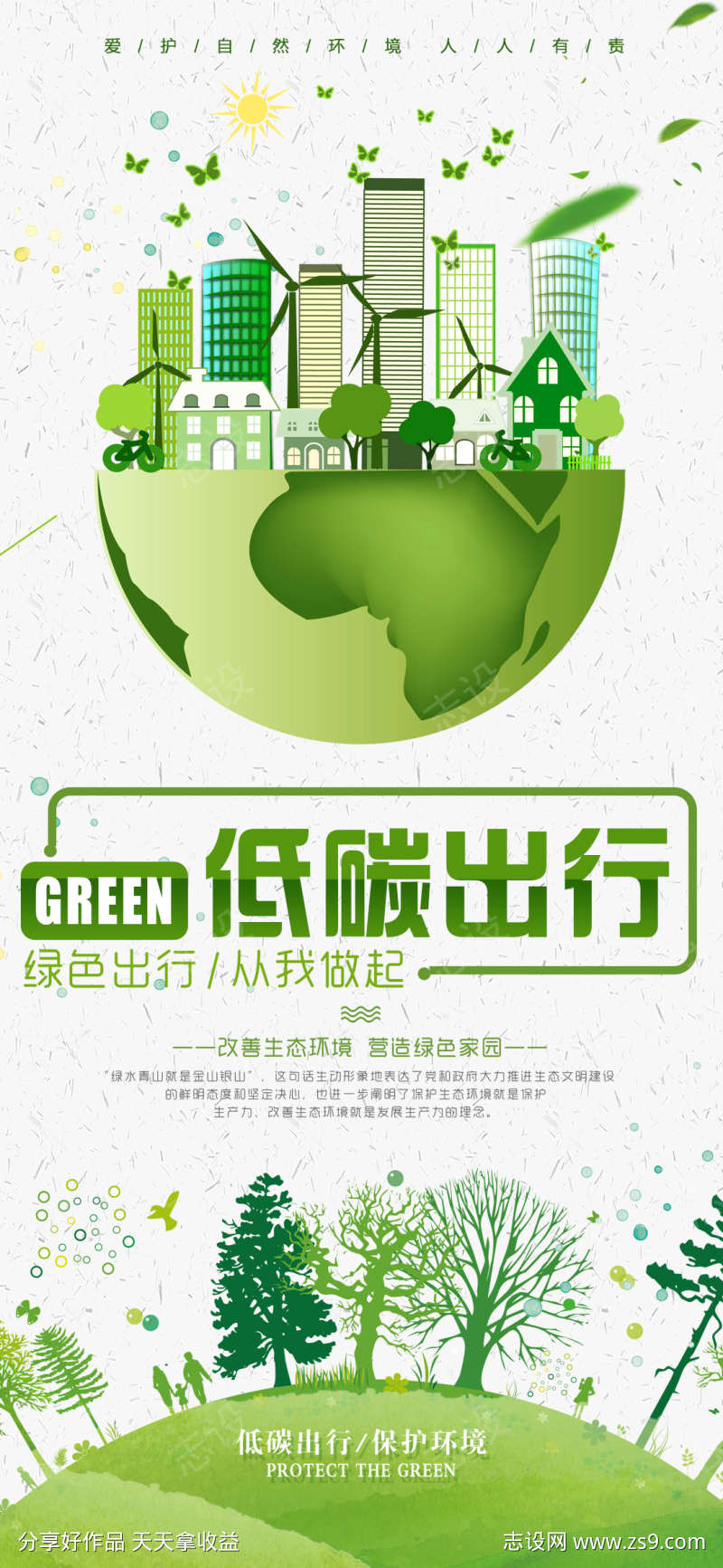 低碳环保宣传海报