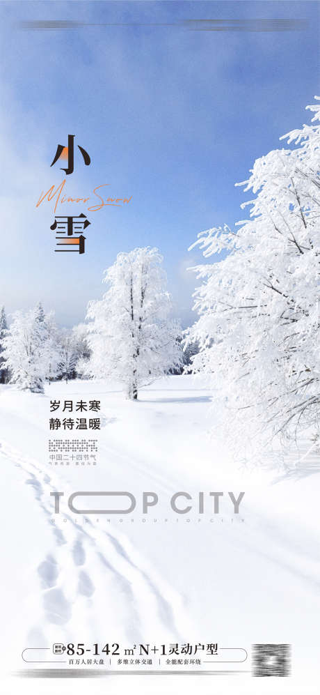 大雪 小寒海报_源文件下载_CDR格式_1181X2559像素-小寒,海报,大雪,冬季,雪地,森林,二十四节气,海报,地产-作品编号:2023061811186487-源文件库-ywjfx.cn