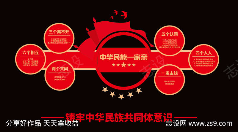 党建企业文化红色文化背景墙