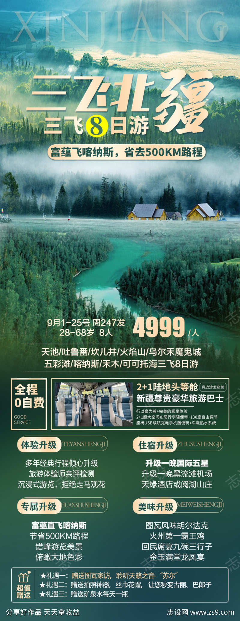 新疆旅游海报广告