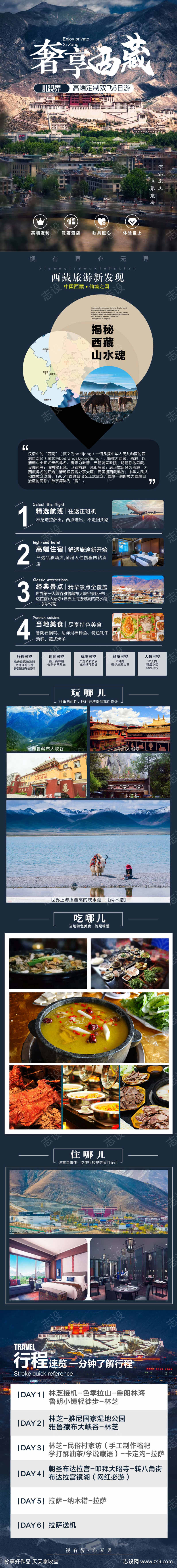 西藏详情页旅游包装