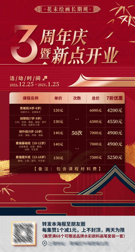 周年庆开业活动红色中国风海报_源文件下载_PSD格式_1190X2222像素-笔刷,中国风元素,古建筑,新中式,中国风,喜庆,红色,或从,优惠,开业,周年庆-作品编号:2023102907492625-源文件库-ywjfx.cn