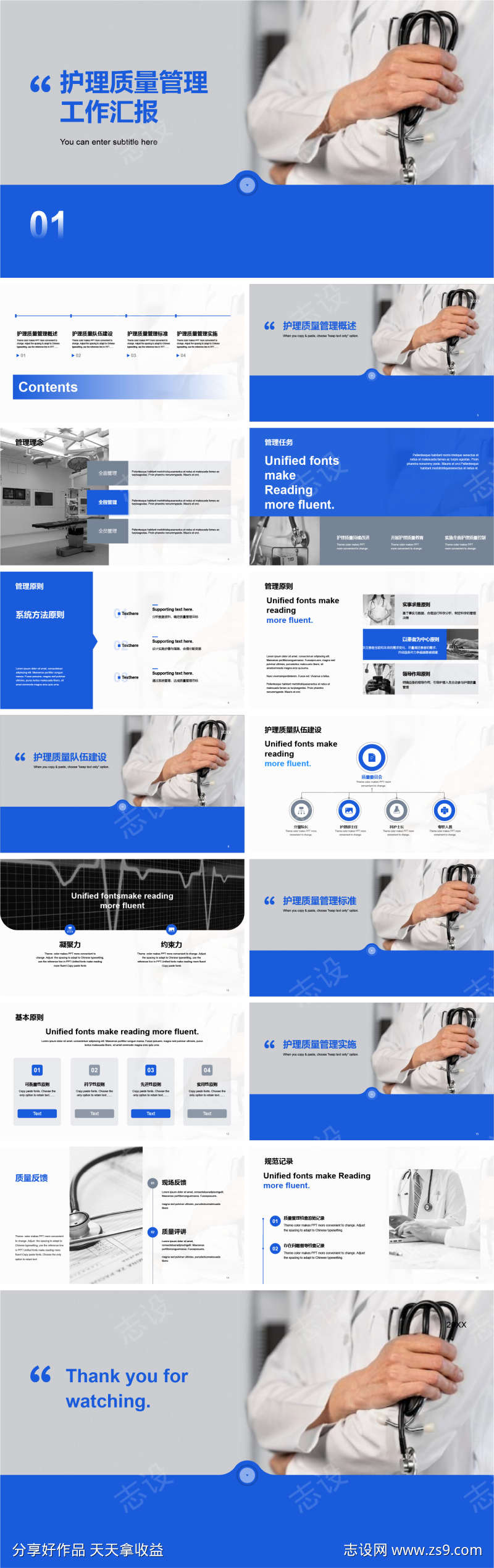 护理质量管理工作汇报PPT