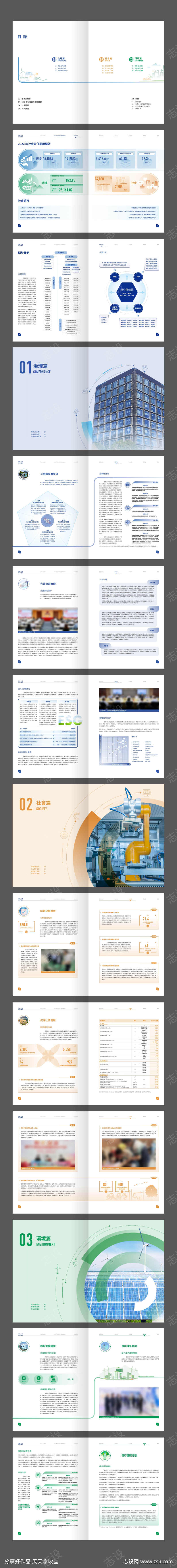 金融投资品牌企业年度报告画册