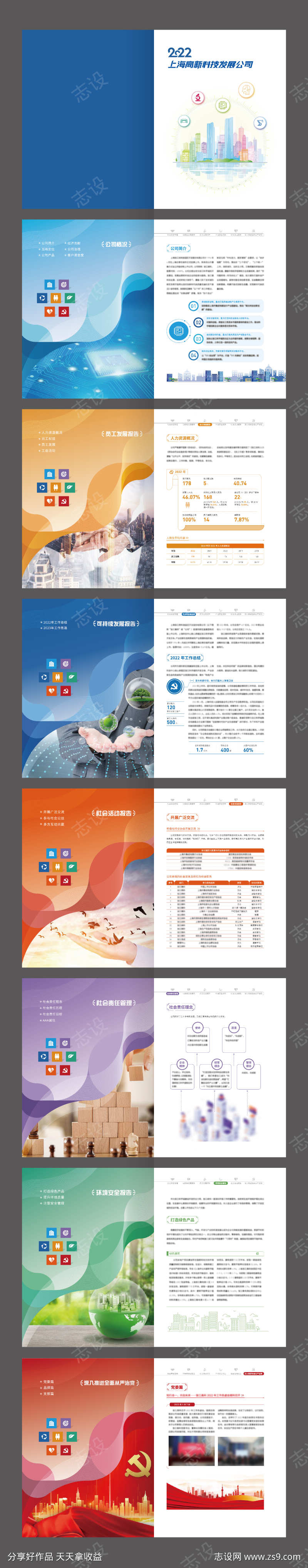 上海高新科技研发企业宣传画册