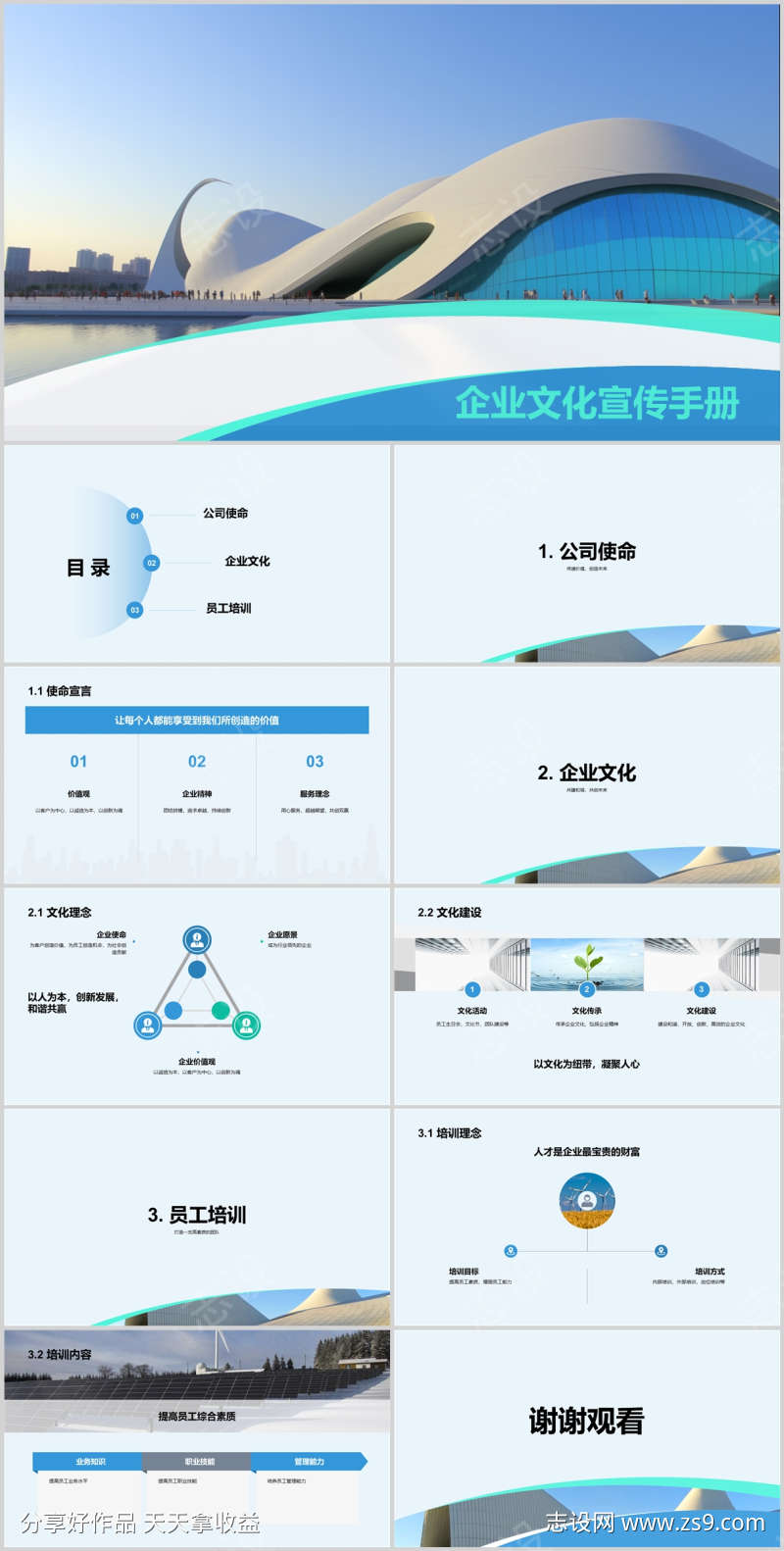 企业文化宣传手册PPT