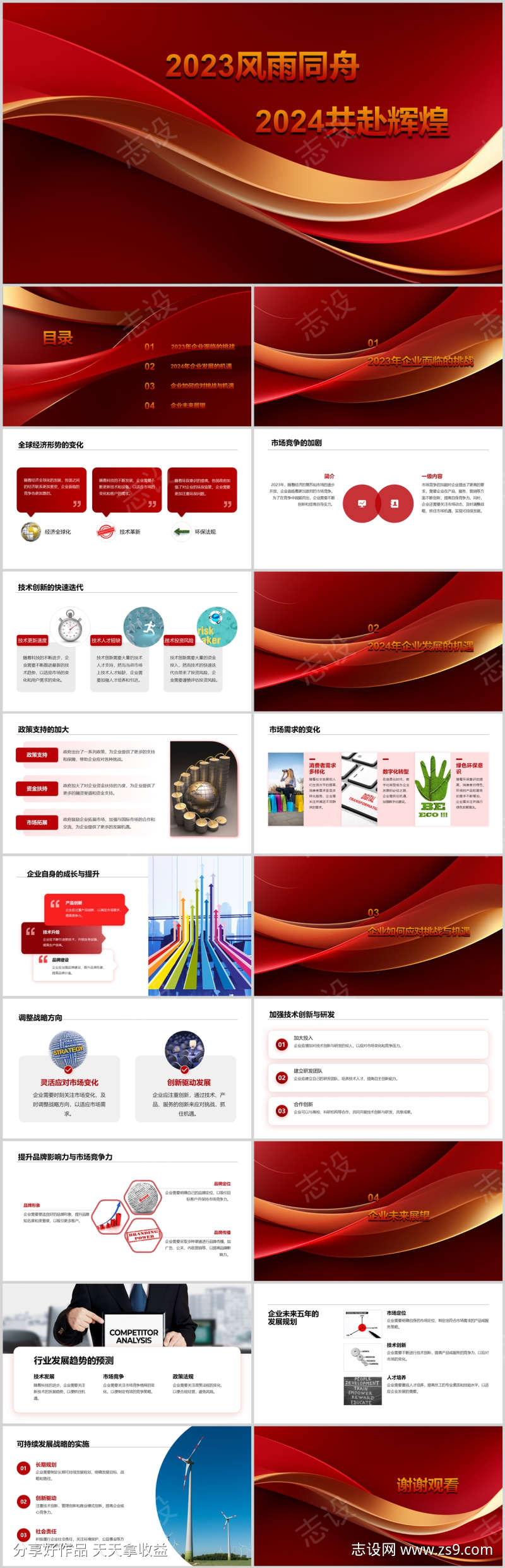 2023风雨同舟2024共赴辉煌PPT