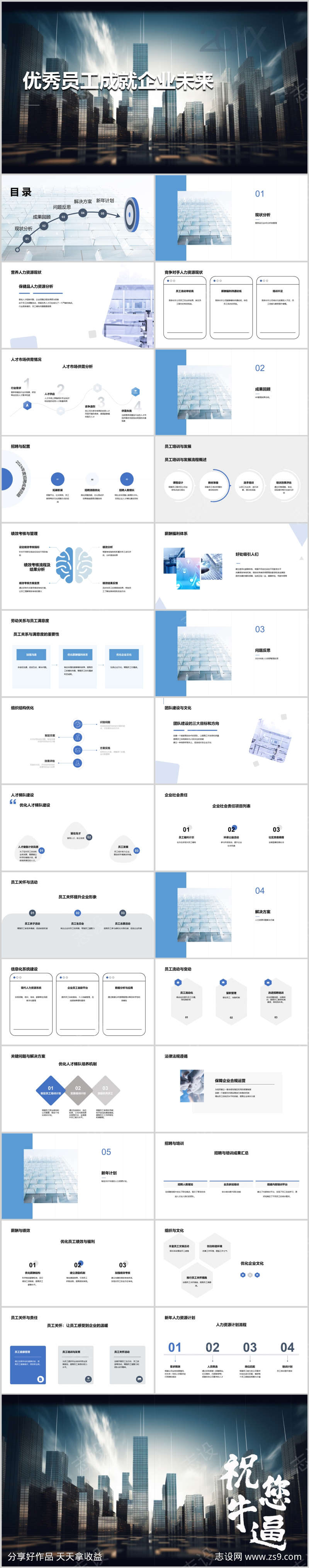 优秀员工成就企业未来PPT