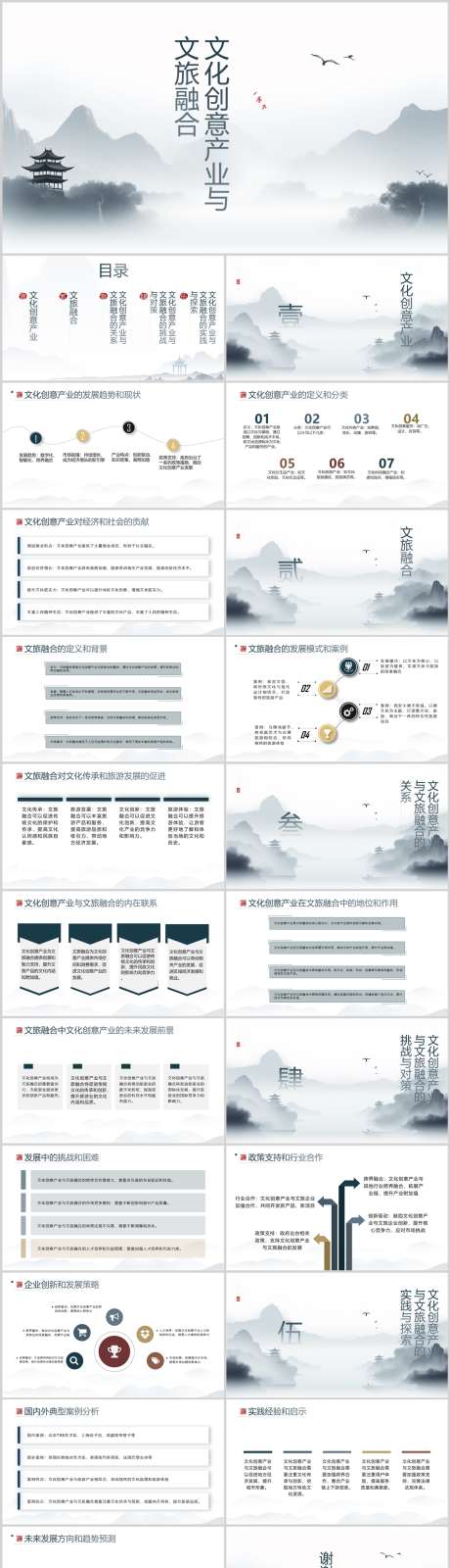 文化创意产业与文旅融合PPT_源文件下载_其他格式格式_1212X4446像素-中国风,融合,文旅,产业,创意,文化,PPT-作品编号:2024041413092418-源文件库-ywjfx.cn