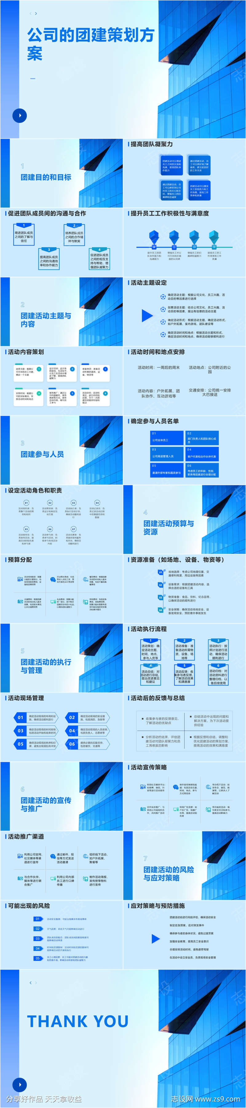 公司的团建策划方案PPT