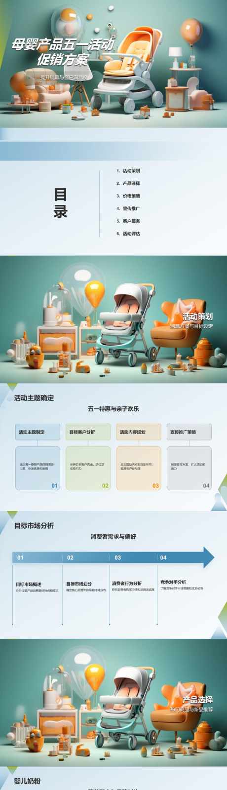 母婴产品五一活动促销方案PPT_源文件下载_PSD格式_1280X17280像素-策划,方案,促销,活动,五一,产品,母婴,PPT-作品编号:2024041915162966-志设-zs9.com