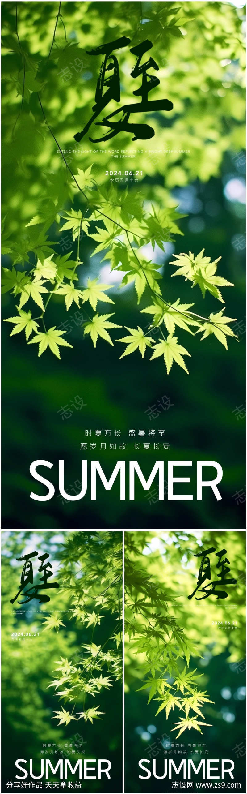 夏至系列海报