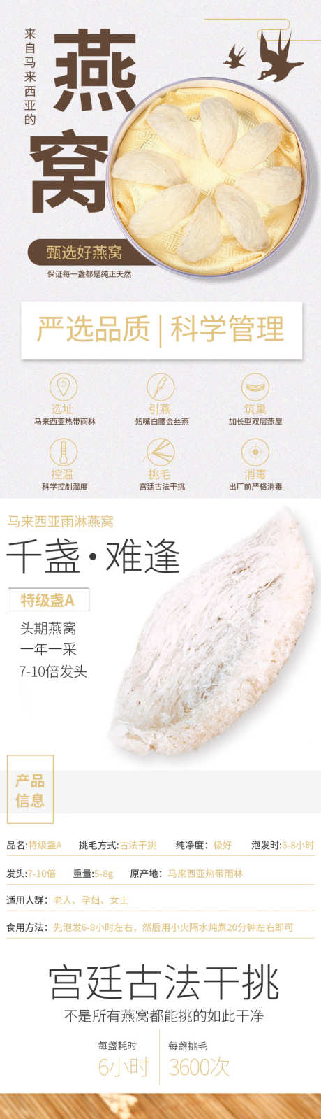 燕盏详情页_源文件下载_PSD格式_790X6652像素-商场,淘宝,食物,食品,电商,详情页,干果,干货,补品,滋补品-作品编号:2024070216584177-源文件库-ywjfx.cn