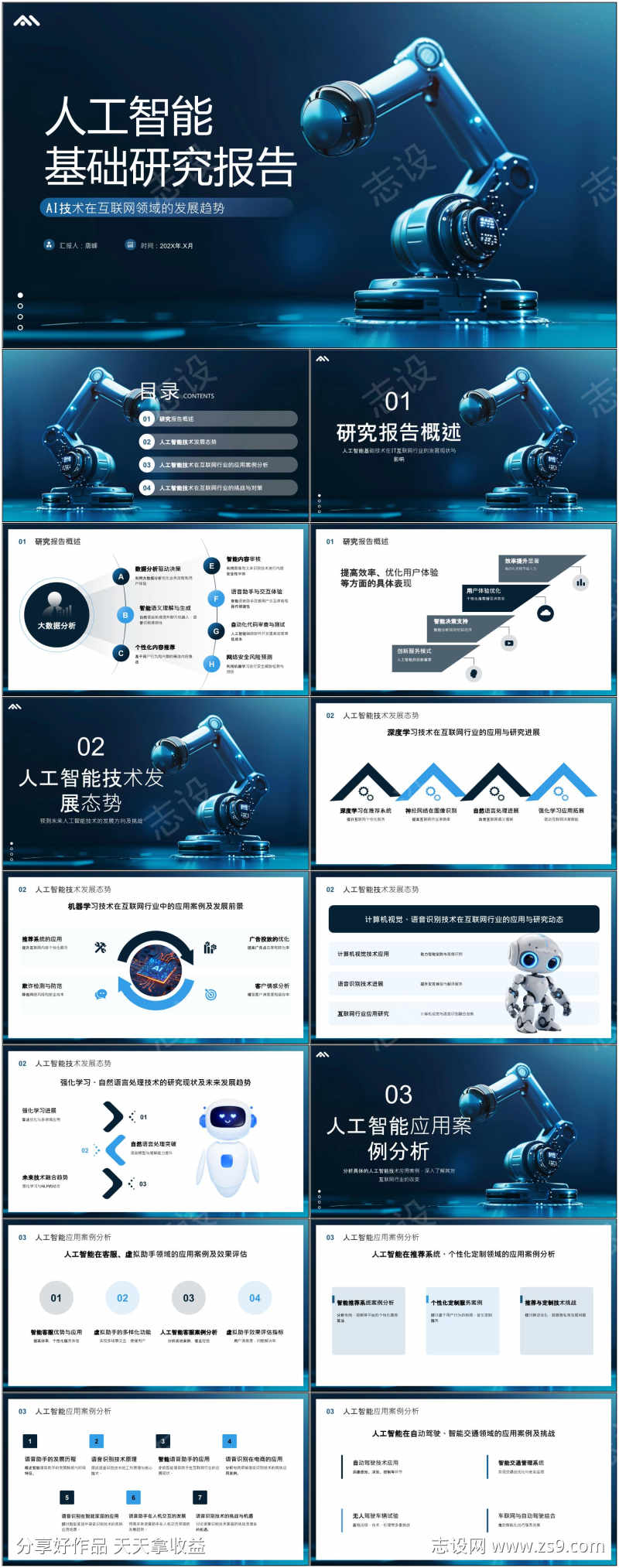 科技感智能ppt