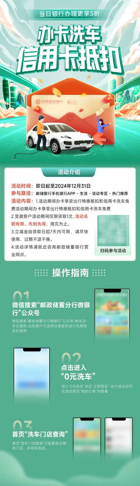 银行信用卡办卡贷款出行洗车流程海报_源文件下载_PSD格式_1200X4154像素-海报,流程,洗车,出行,贷款,办卡,详情页,银行卡-作品编号:2024081416122587-源文件库-ywjfx.cn