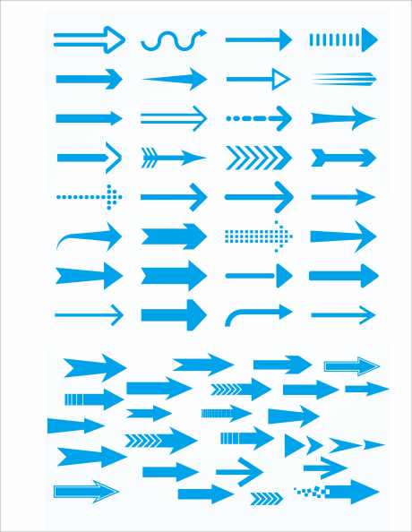箭头_源文件下载_CDR格式_50X300像素-箭头,素材,蓝色,简约,通用-作品编号:2024081514576345-源文件库-ywjfx.cn
