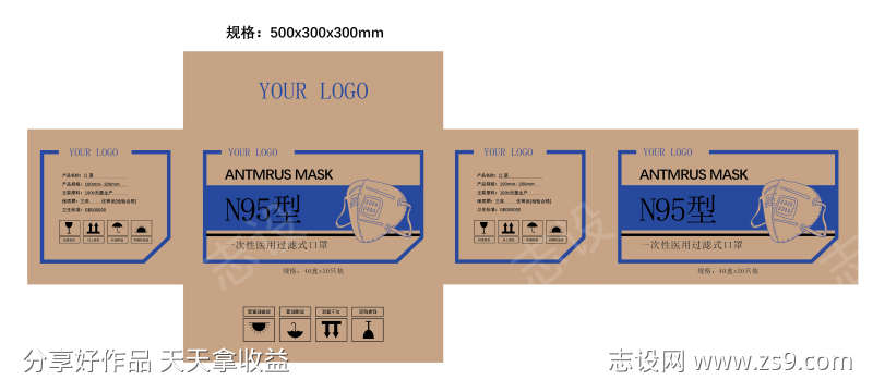 N95口罩外包装箱